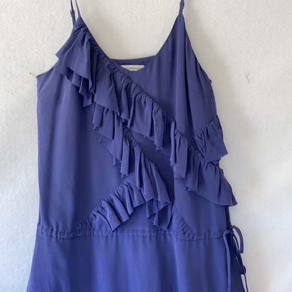 Silk Ruffle Dress - Picture 3 of 12